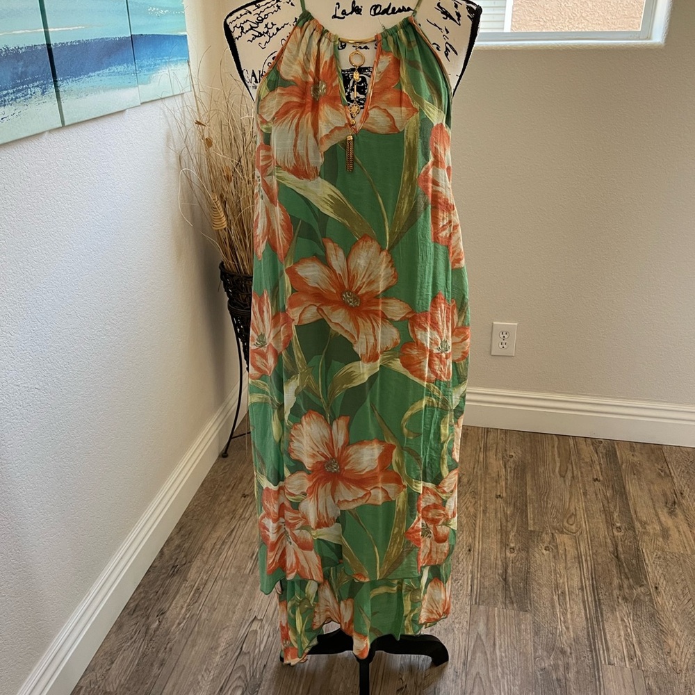 Mlle Gabrielle high low dress xl